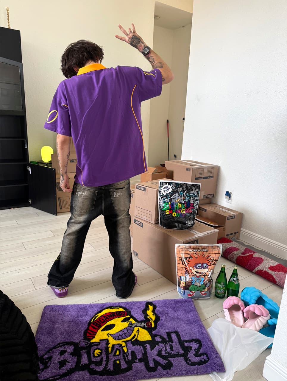 BigAhKidz Purple Polo