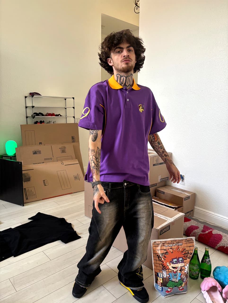 BigAhKidz Purple Polo